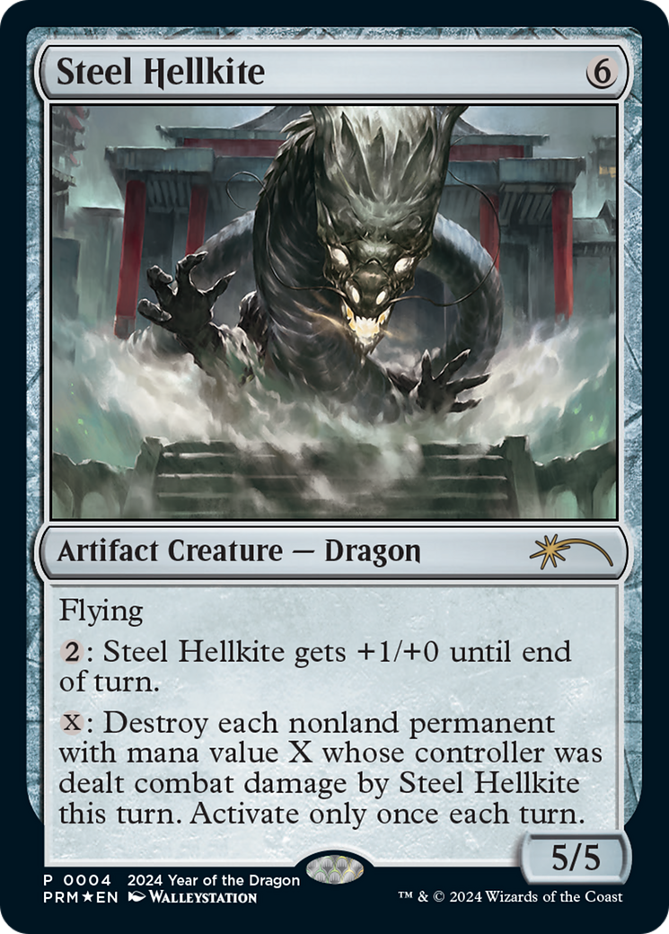 Steel Hellkite [Standard Showdown Promos] | Dragon's Lair Comics and Fantasy Houston TX