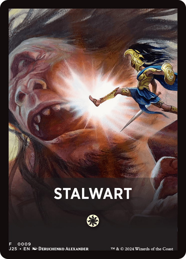 Stalwart Theme Card [Foundations Jumpstart Front Cards] | Dragon's Lair Comics and Fantasy Houston TX