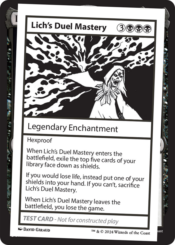 Lich's Duel Mastery [Mystery Booster 2 Playtest Cards] | Dragon's Lair Comics and Fantasy Houston TX