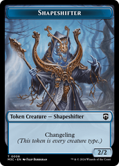 Dragon // Shapeshifter (0008) Double-Sided Token [Modern Horizons 3 Commander Tokens] | Dragon's Lair Comics and Fantasy Houston TX