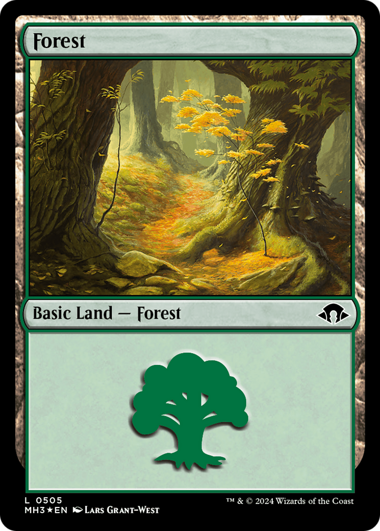 Forest (0505) (Ripple Foil) [Modern Horizons 3] | Dragon's Lair Comics and Fantasy Houston TX