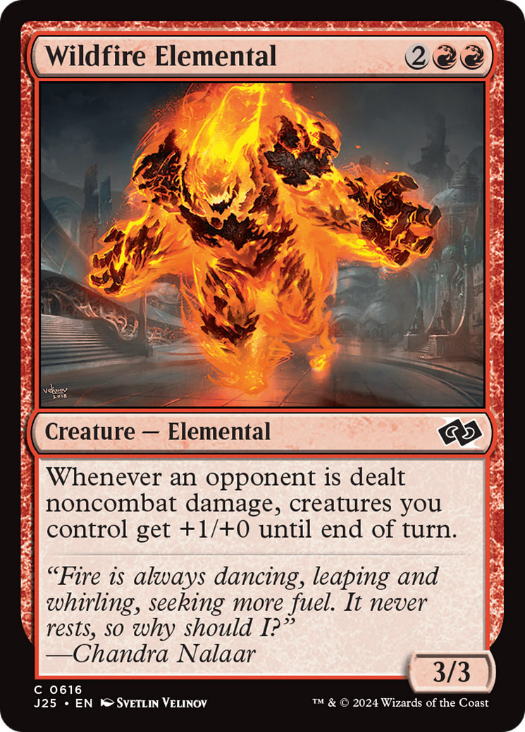 Wildfire Elemental [Foundations Jumpstart] | Dragon's Lair Comics and Fantasy Houston TX