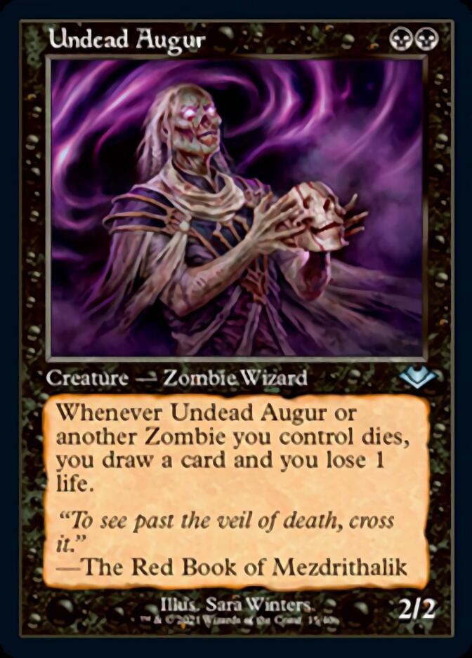 Undead Augur (Retro Foil Etched) [Modern Horizons] | Dragon's Lair Comics and Fantasy Houston TX