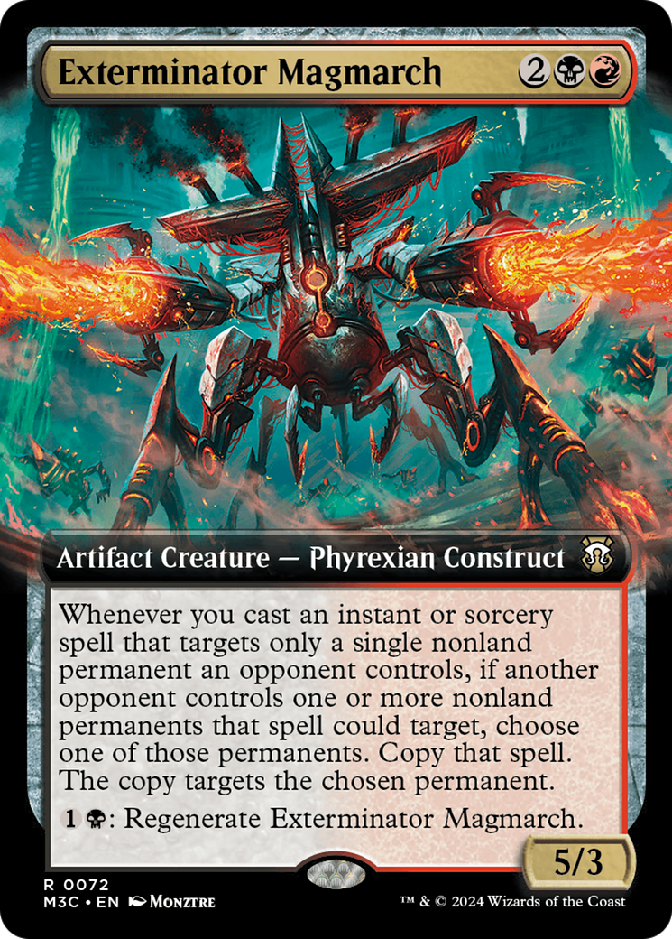 Exterminator Magmarch (Extended Art) (Ripple Foil) [Modern Horizons 3 Commander] | Dragon's Lair Comics and Fantasy Houston TX