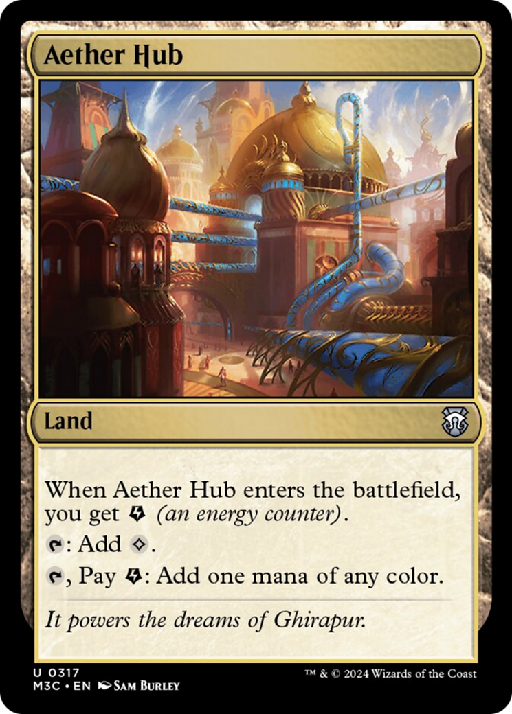 Aether Hub [Modern Horizons 3 Commander] | Dragon's Lair Comics and Fantasy Houston TX