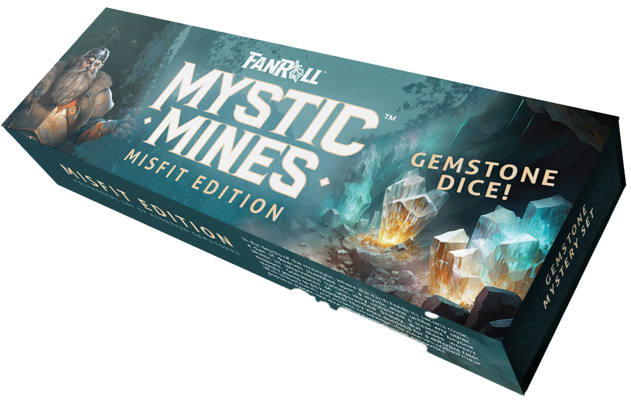 Mystery Misfit Gemstone Mystic Mines Dice Set (7) | Dragon's Lair Comics and Fantasy Houston TX