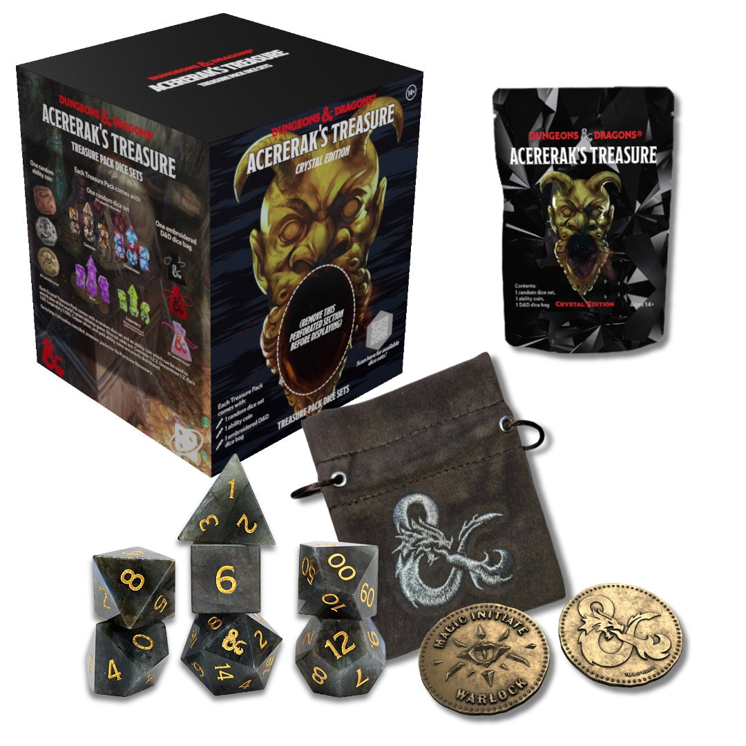 Dungeons & Dragons: Acererak`s Treasure Blind Box Display - Crystal Edition (25) | Dragon's Lair Comics and Fantasy Houston TX