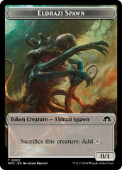 Eldrazi Spawn // Whale Double-Sided Token [Modern Horizons 3 Tokens] | Dragon's Lair Comics and Fantasy Houston TX