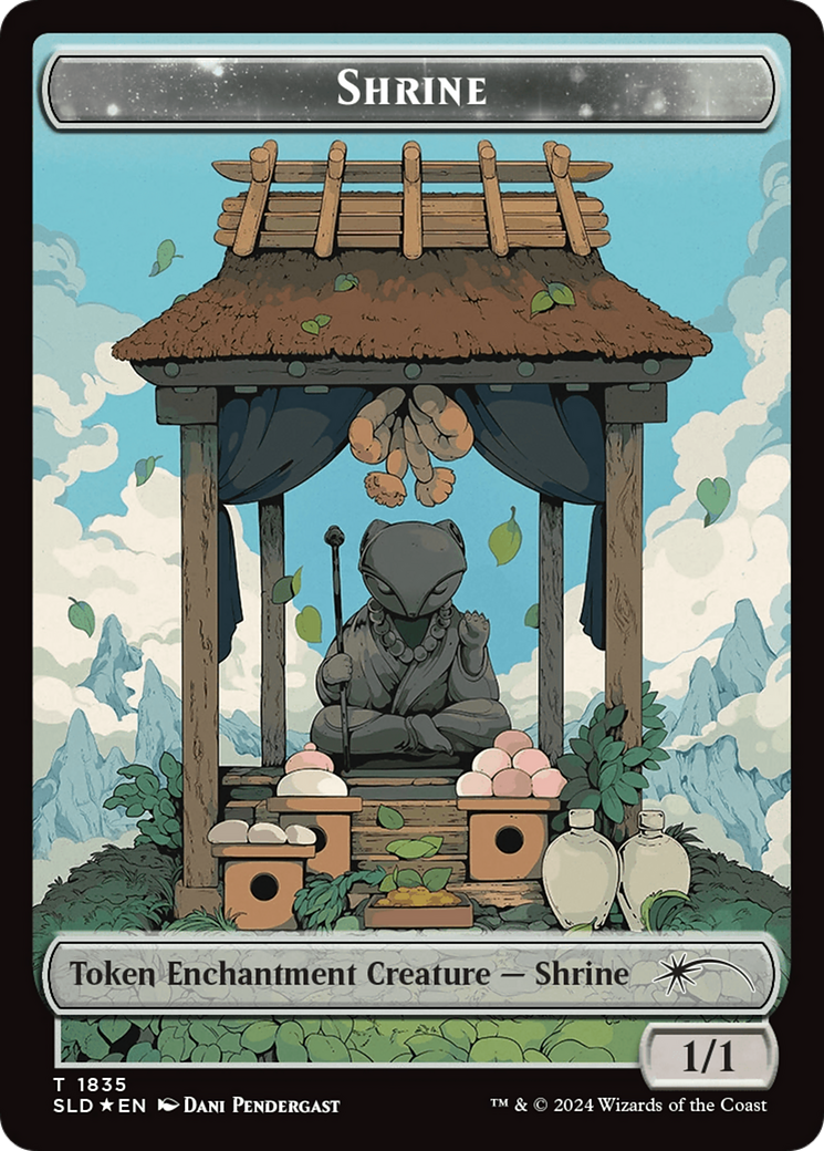 Shrine Token (Rainbow Foil) [Secret Lair: From Cute to Brute Tokens] | Dragon's Lair Comics and Fantasy Houston TX