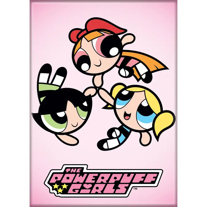 Powerpuff Girls Group in Circle Magnet Magnets 2.5" X 3.5" | Dragon's Lair Comics and Fantasy Houston TX