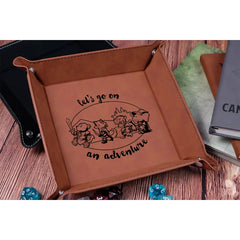 Level 1 Gamers Square Leatherette Dice Tray, Assorted Styles | Dragon's Lair Comics and Fantasy Houston TX