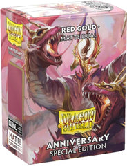 Dragon Shields: (100) Matte Dual - 25th Special Edition Red / Gold | Dragon's Lair Comics and Fantasy Houston TX