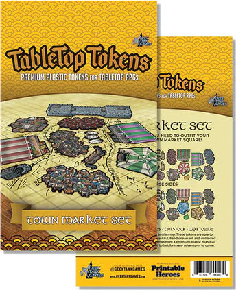 GTK Minis: Tabletop Tokens Town Market Set | Dragon's Lair Comics and Fantasy Houston TX