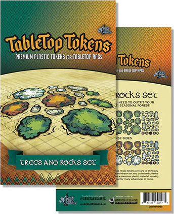 GTK Minis: Tabletop Tokens Trees and Rocks Set | Dragon's Lair Comics and Fantasy Houston TX