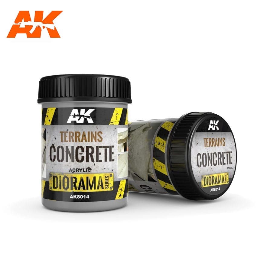 AK Interactive Terrains Concrete - 250ml (Acrylic) | Dragon's Lair Comics and Fantasy Houston TX