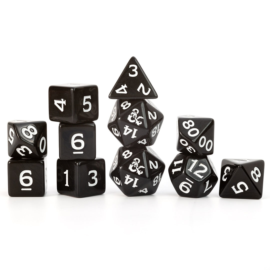 Dungeons & Dragons: New Adventurer Set - Black Dice | Dragon's Lair Comics and Fantasy Houston TX