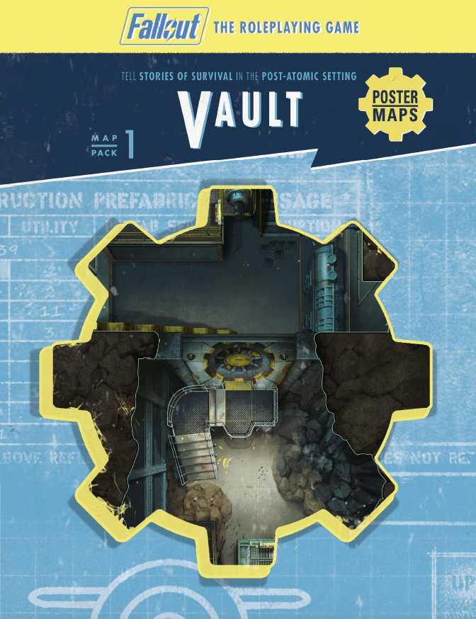 Fallout RPG: Map Pack 1 - Vault | Dragon's Lair Comics and Fantasy Houston TX