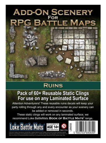 Battle Mats: Add On Scenery - Ruins | Dragon's Lair Comics and Fantasy Houston TX