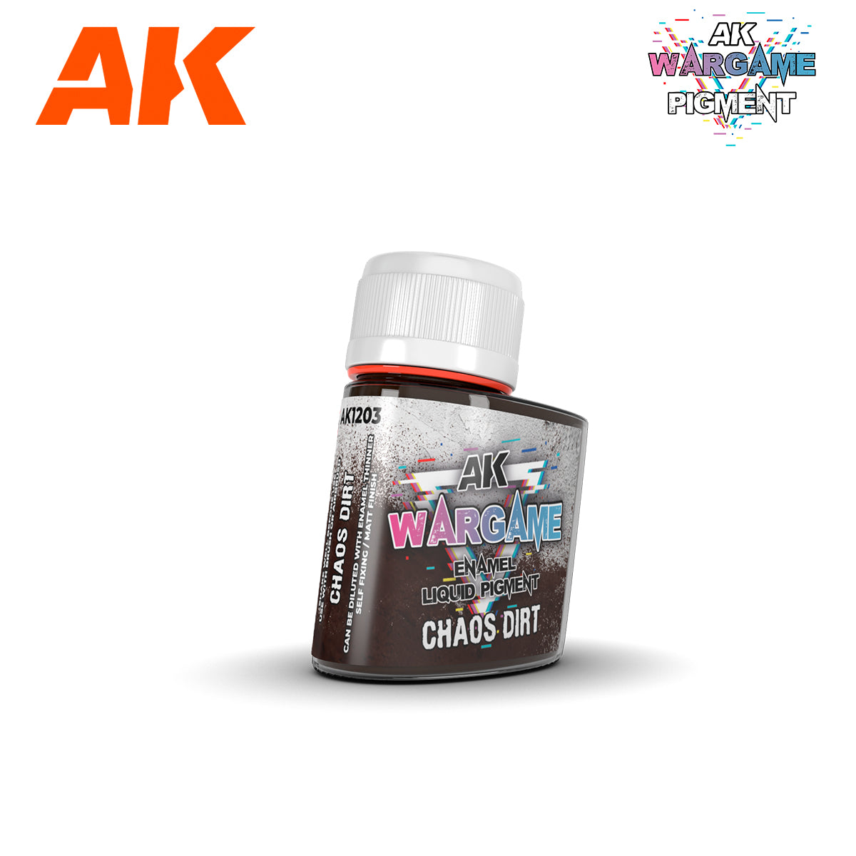 AK Interactive Wargame Enamel Liquid Pigments Chaos Dirt 35ml | Dragon's Lair Comics and Fantasy Houston TX