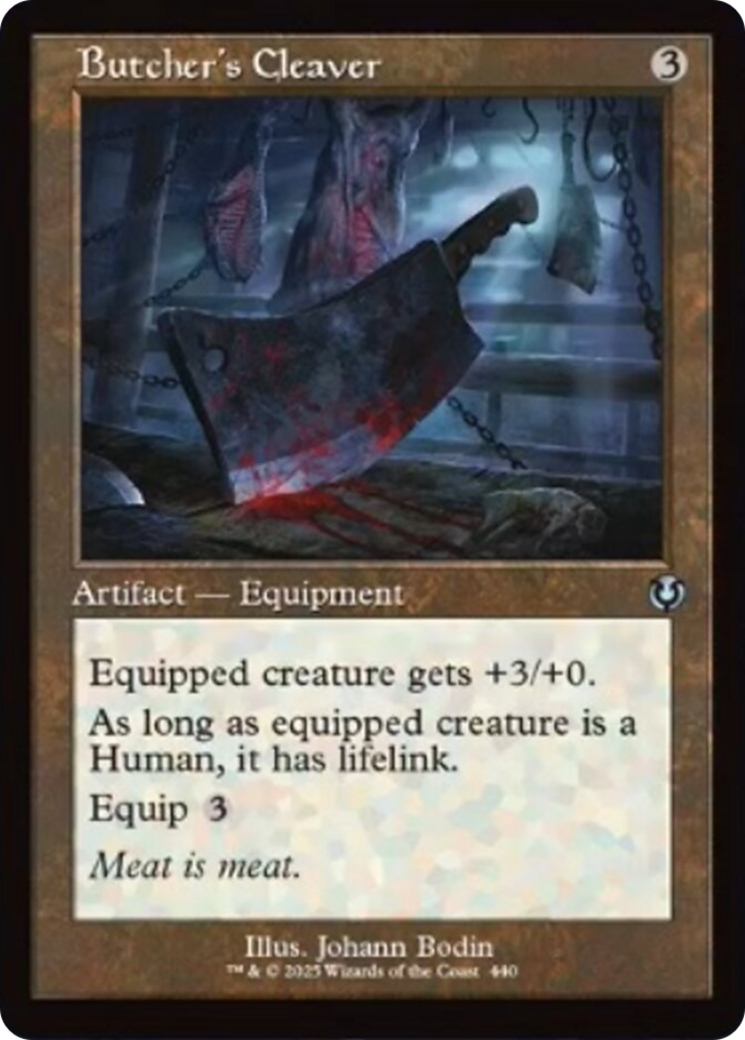 Butcher's Cleaver (Retro Frame) [Innistrad Remastered] | Dragon's Lair Comics and Fantasy Houston TX