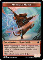 Sword // Manifold Mouse Double-Sided Token [Bloomburrow Tokens] | Dragon's Lair Comics and Fantasy Houston TX