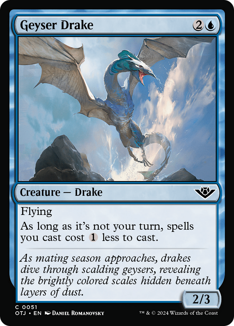 Geyser Drake [Outlaws of Thunder Junction] | Dragon's Lair Comics and Fantasy Houston TX