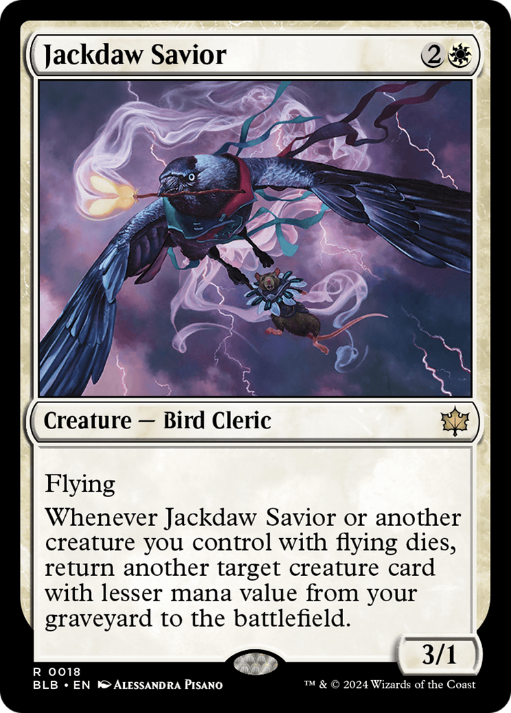 Jackdaw Savior [Bloomburrow] | Dragon's Lair Comics and Fantasy Houston TX