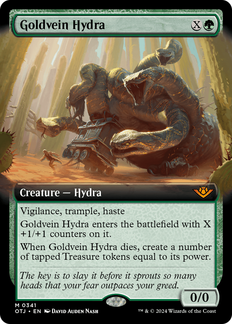 Goldvein Hydra (Extended Art) [Outlaws of Thunder Junction] | Dragon's Lair Comics and Fantasy Houston TX