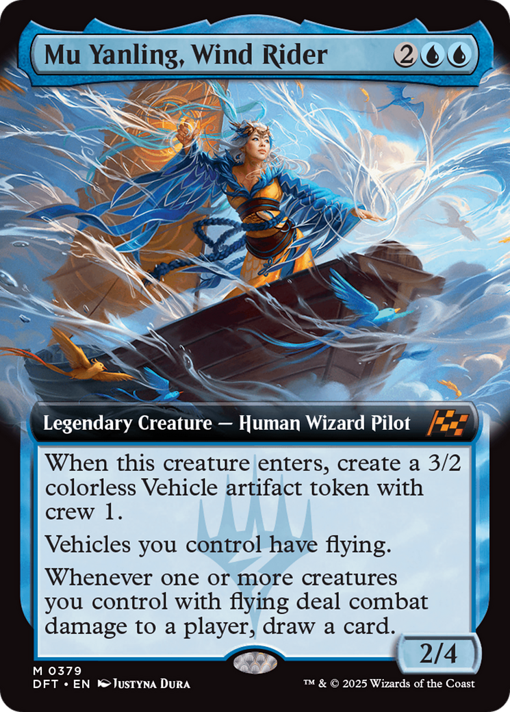 Mu Yanling, Wind Rider (Extended Art) [Aetherdrift] | Dragon's Lair Comics and Fantasy Houston TX