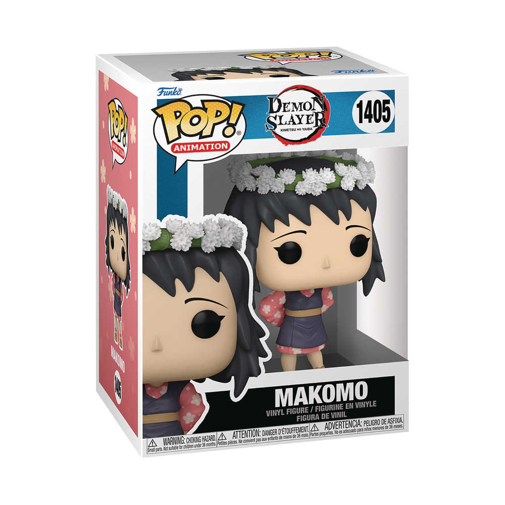 Pop Animation Demon Slayer Makomo Flower Vinyl Figure | Dragon's Lair Comics and Fantasy Houston TX