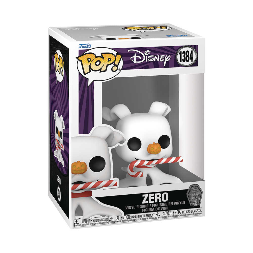 Funko Pop! Disney Nbx 30th Zero with Candycane Vinyl Figure | Dragon's Lair Comics and Fantasy Houston TX