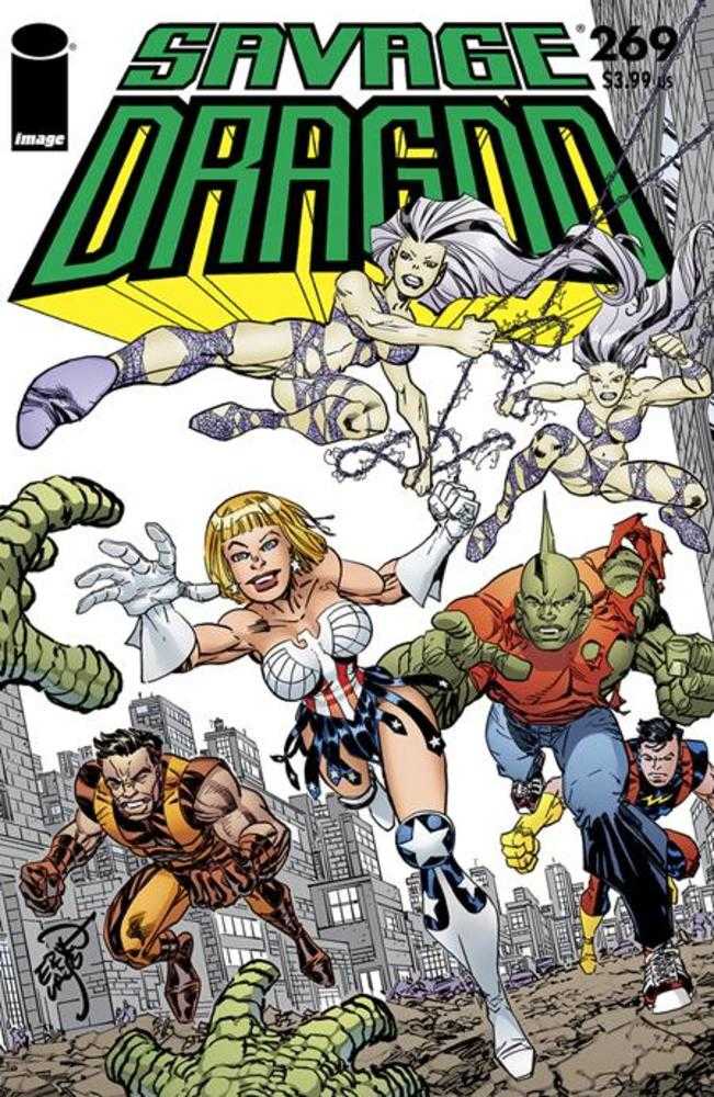 Savage Dragon #269 Cover A Erik Larsen (Mature) | Dragon's Lair Comics and Fantasy Houston TX