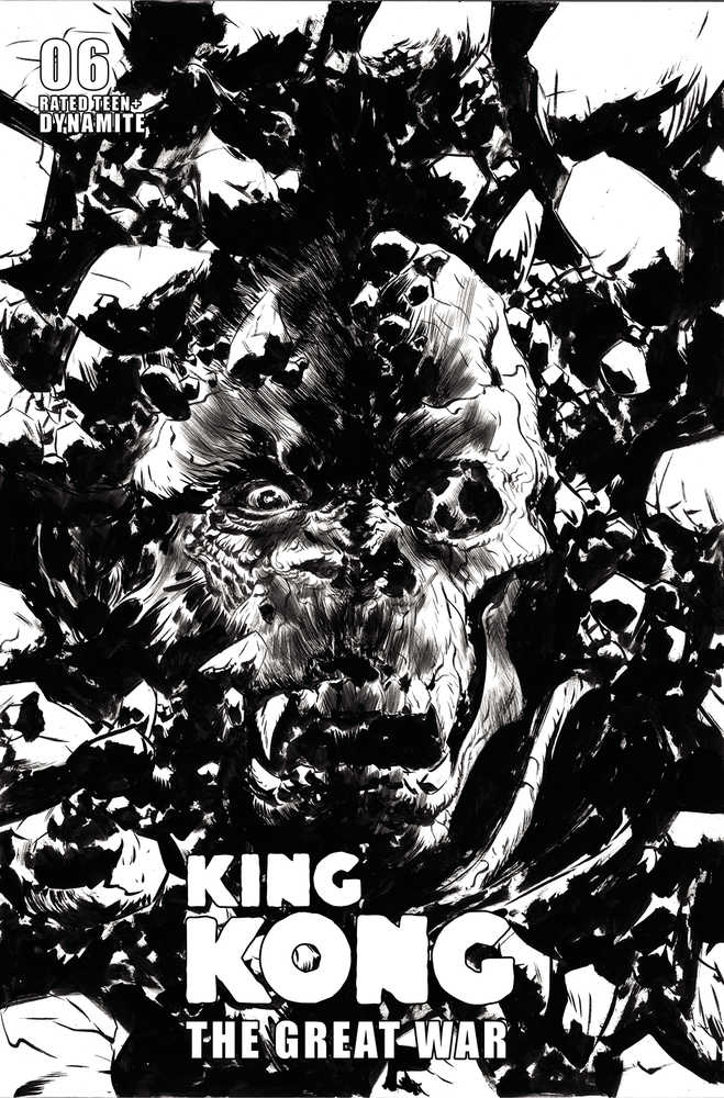 Kong Great War #6 Cover D 10 Copy Variant Edition Lee Line Art | Dragon's Lair Comics and Fantasy Houston TX