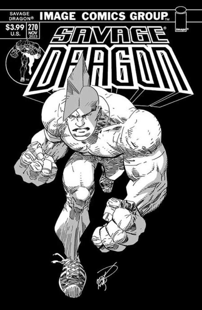 Savage Dragon #270 Cover B Erik Larsen 70s Trade Dress Variant (Mature) | Dragon's Lair Comics and Fantasy Houston TX