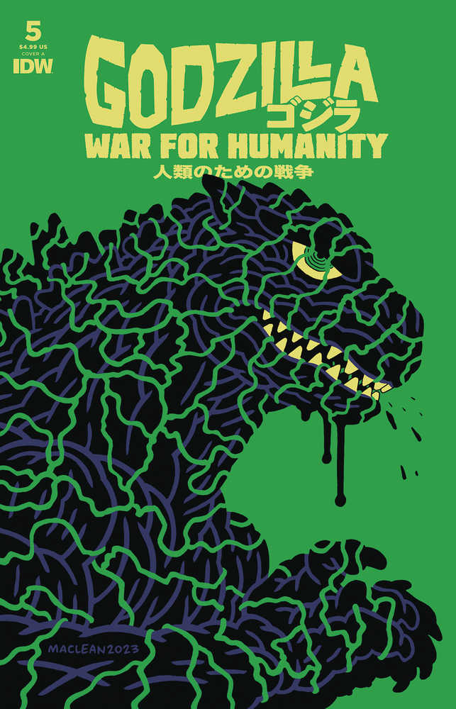 Godzilla War For Humanity #5 Cover A Maclean | Dragon's Lair Comics and Fantasy Houston TX