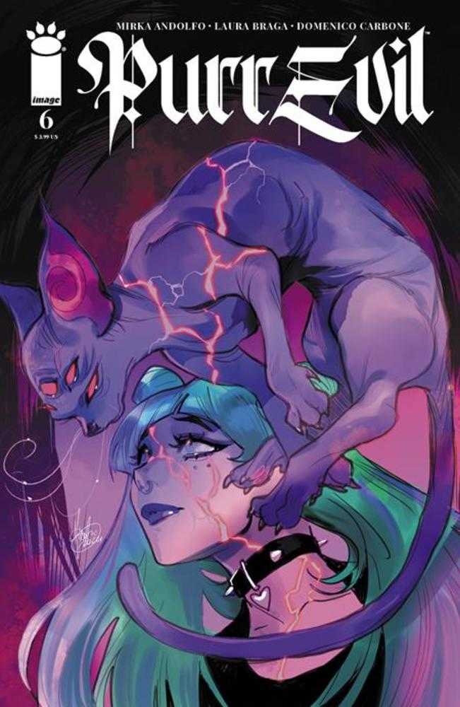 Purr Evil #6 (Of 6)  Cover B Mirka Andolfo Variant (Mature) | Dragon's Lair Comics and Fantasy Houston TX