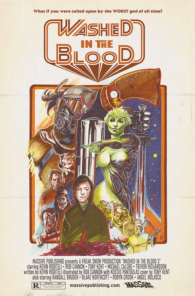 Washed In The Blood #3 (Of 3) Cover C Kent Movie Homage (Mature) | Dragon's Lair Comics and Fantasy Houston TX