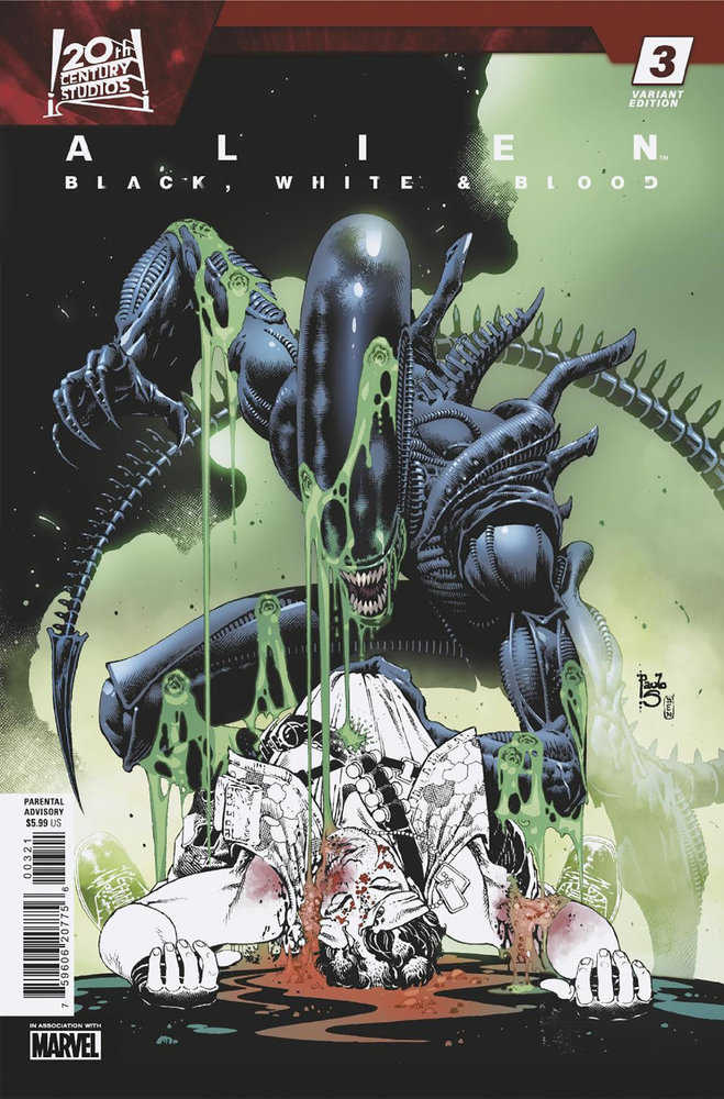 Alien: Black, White & Blood #3 Paulo Siqueira Variant | Dragon's Lair Comics and Fantasy Houston TX