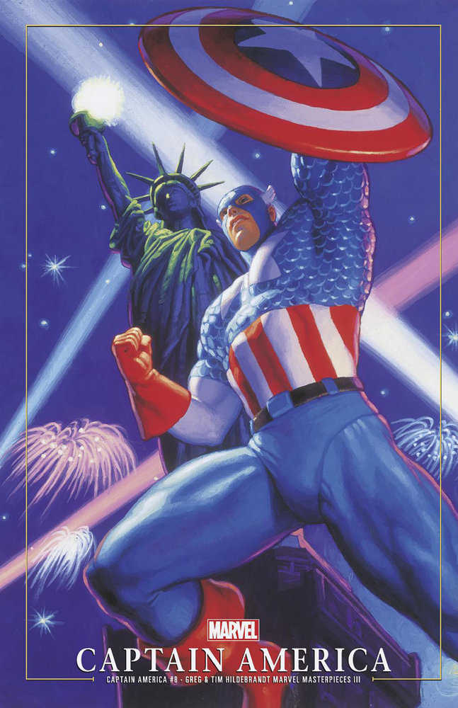 Captain America #8 Greg And Tim Hildebrandt Captain America Marvel Masterpieces III Variant | Dragon's Lair Comics and Fantasy Houston TX