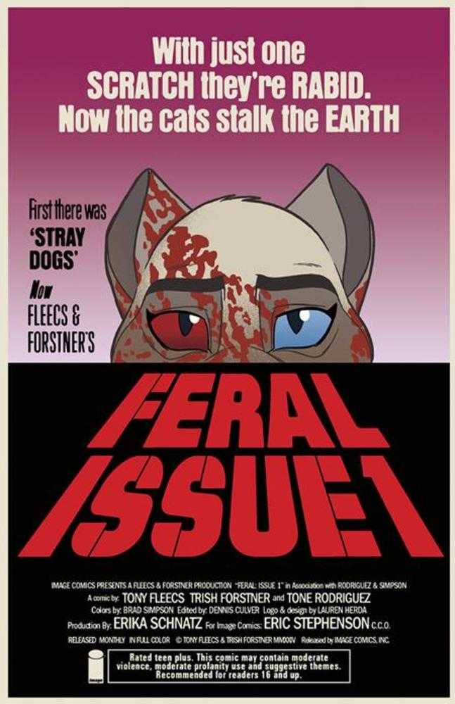 Feral #1 Cover B Trish Forstner & Tony Fleecs Variant | Dragon's Lair Comics and Fantasy Houston TX