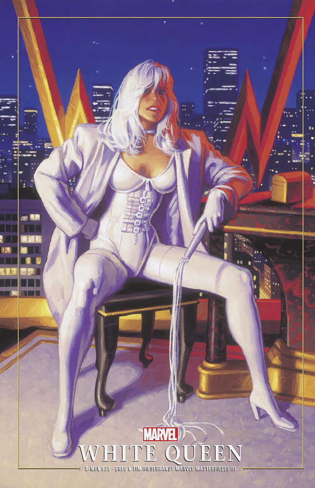 X-Men #33 Greg And Tim Hildebrandt White Queen Marvel Masterpieces III Variant [ Fhx] | Dragon's Lair Comics and Fantasy Houston TX