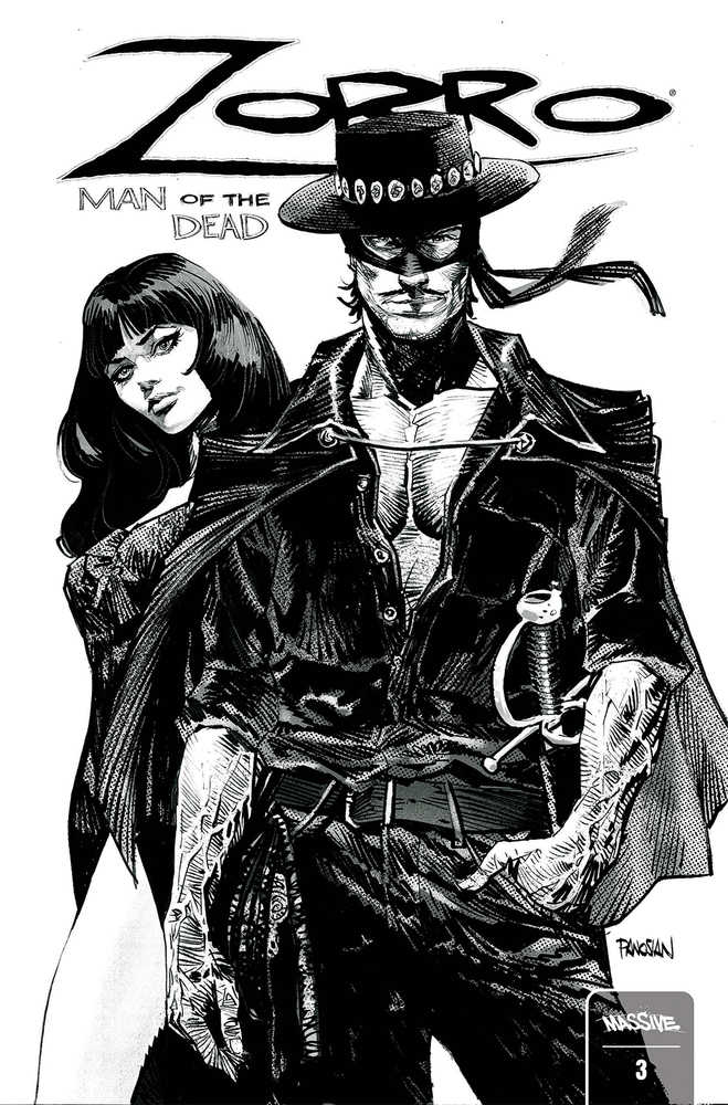 Zorro Man Of The Dead #3 (Of 4) Cover F Panosian Backer Unlock | Dragon's Lair Comics and Fantasy Houston TX