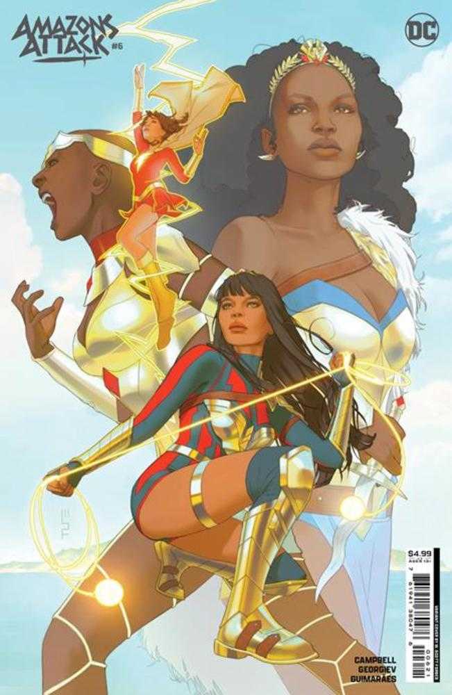 Amazons Attack #6 Cover B W Scott Forbes Card Stock Variant | Dragon's Lair Comics and Fantasy Houston TX