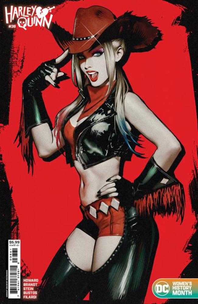 Harley Quinn #38 Cover C Sozomaika Womens History Month Card Stock Variant | Dragon's Lair Comics and Fantasy Houston TX