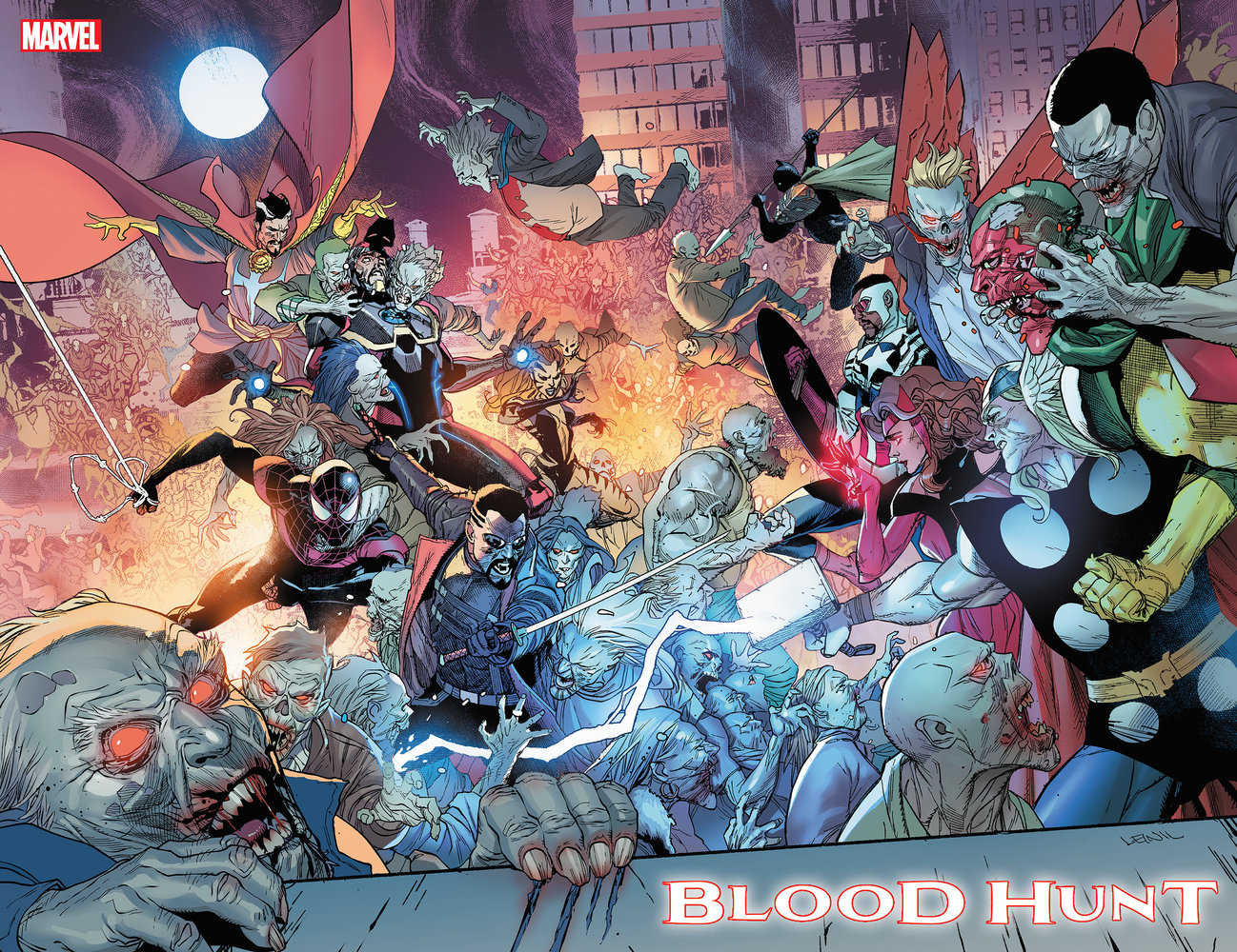 Blood Hunt #1 Leinil Yu Wraparound Variant [Bh] | Dragon's Lair Comics and Fantasy Houston TX