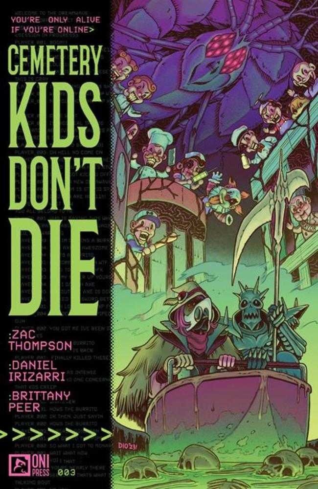 Cemetery Kids Dont Die #3 (Of 4) Cover A Daniel Irizarri | Dragon's Lair Comics and Fantasy Houston TX