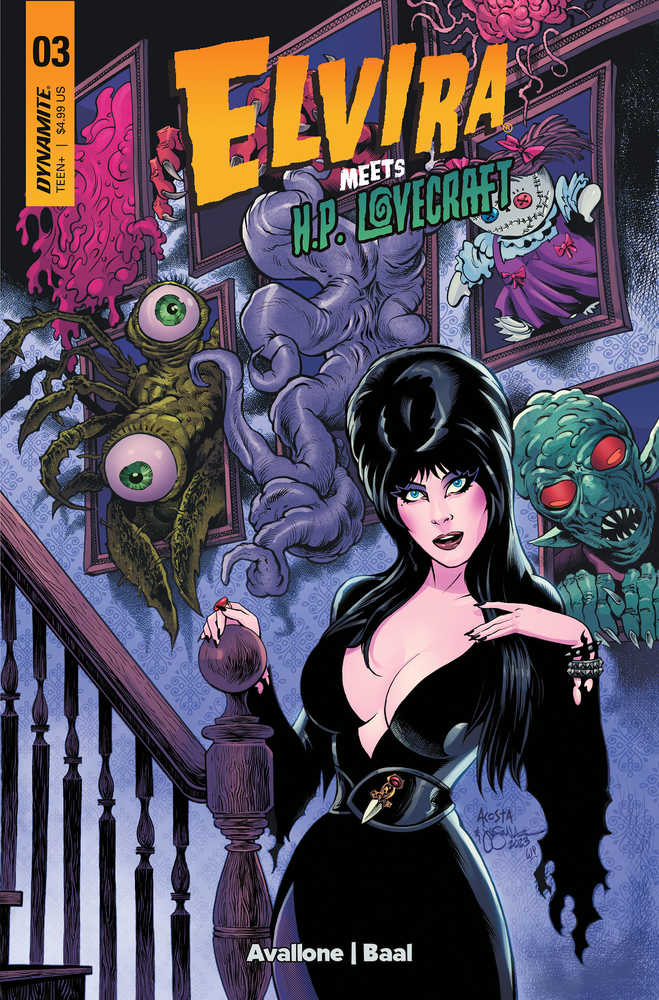 Elvira Meets Hp Lovecraft #3 Cover A Acosta | Dragon's Lair Comics and Fantasy Houston TX