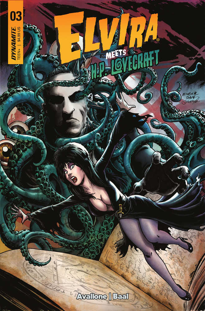 Elvira Meets Hp Lovecraft #3 Cover B Baal | Dragon's Lair Comics and Fantasy Houston TX