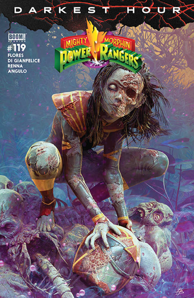 Mighty Morphin Power Rangers #119 Cover B Dark Grid Variant Barend | Dragon's Lair Comics and Fantasy Houston TX