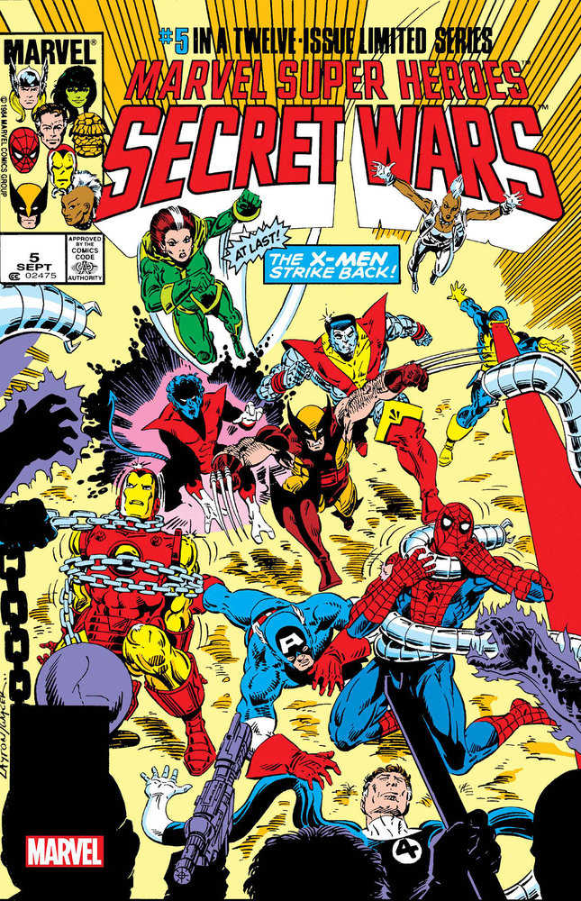 Marvel Super Heroes Secret Wars #5 Facsimile Edition Foil Variant | Dragon's Lair Comics and Fantasy Houston TX